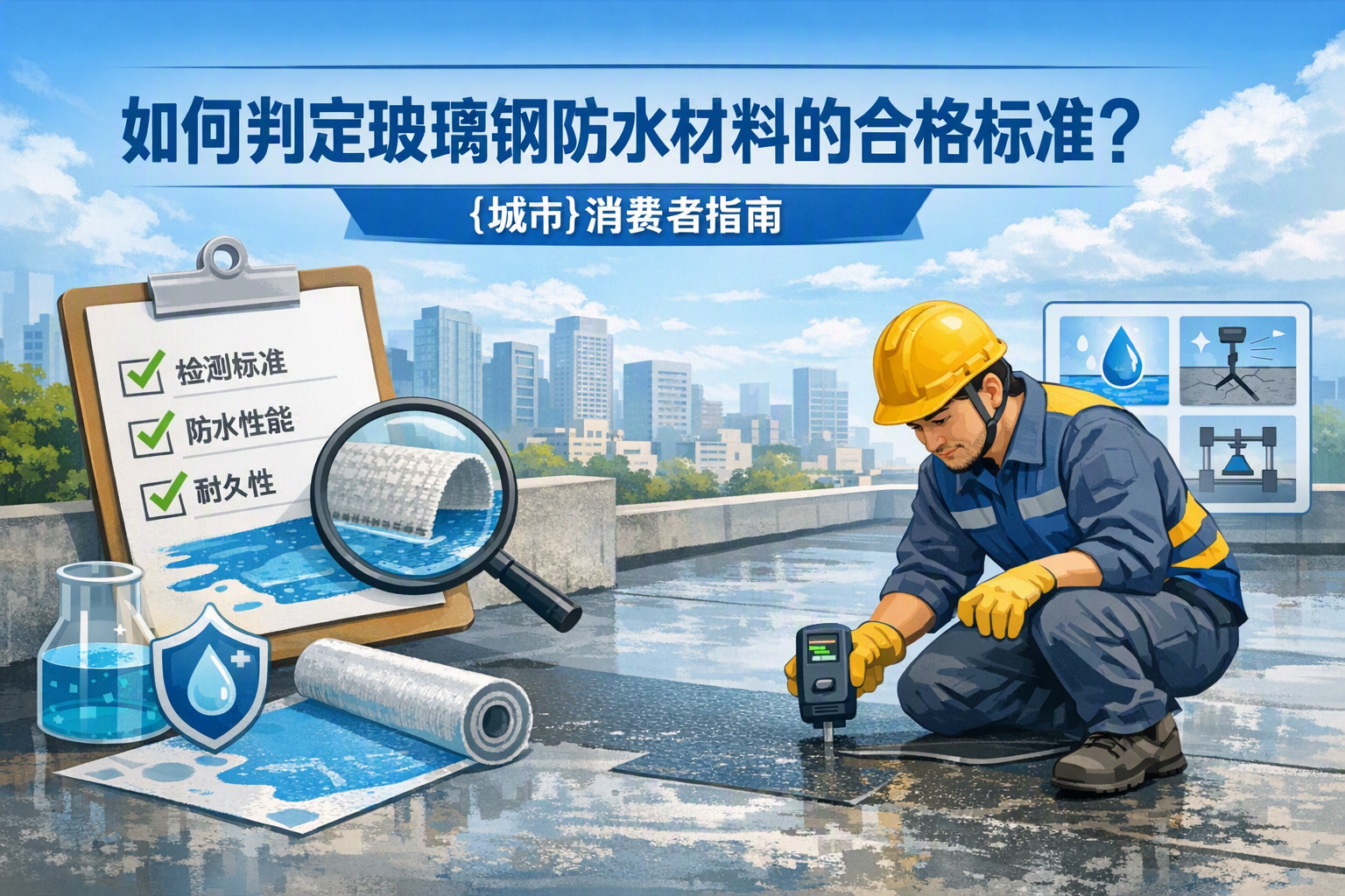 如何判定玻璃钢防水材料的合格标准？ 阳江 消费者指南