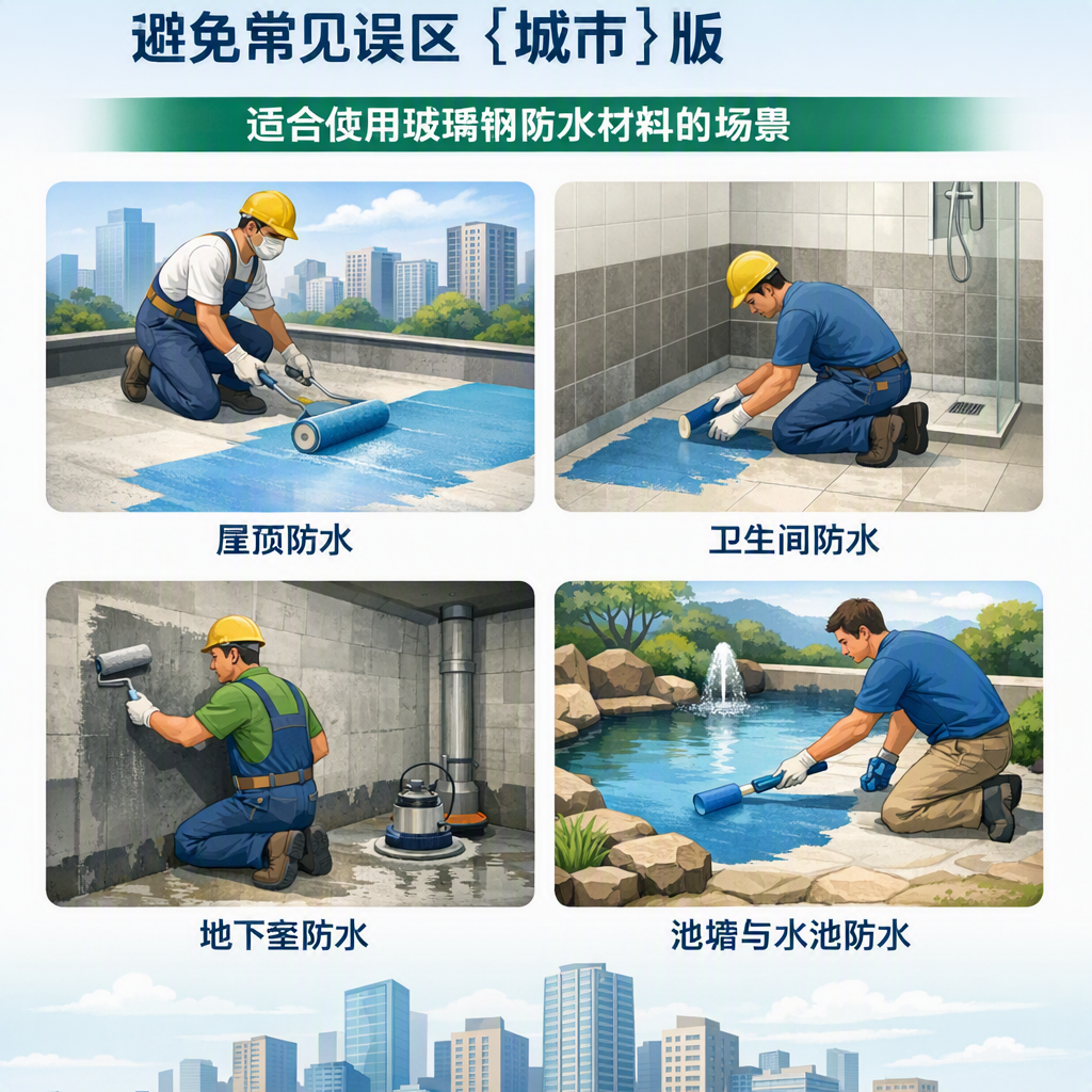玻璃钢防水材料施工注意事项，避免常见误区 阳江 版