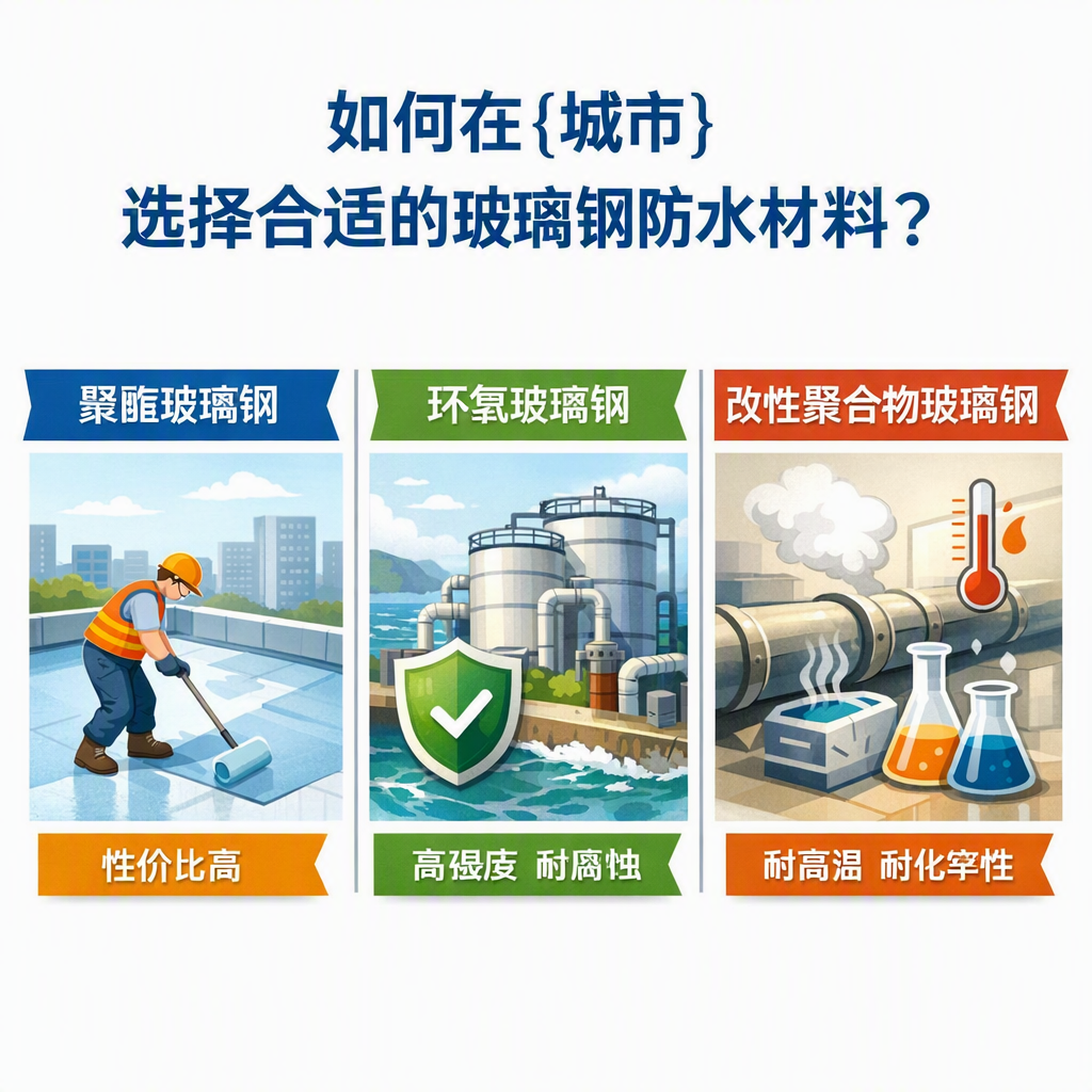 如何在阳江选择合适的玻璃钢防水材料?