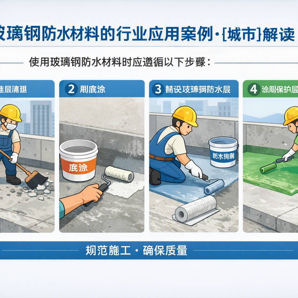 玻璃钢防水材料的行业应用案例，阳江解读