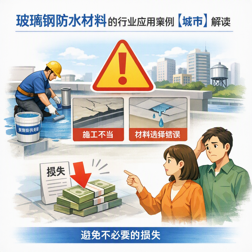 玻璃钢防水材料的行业应用案例，阳江解读